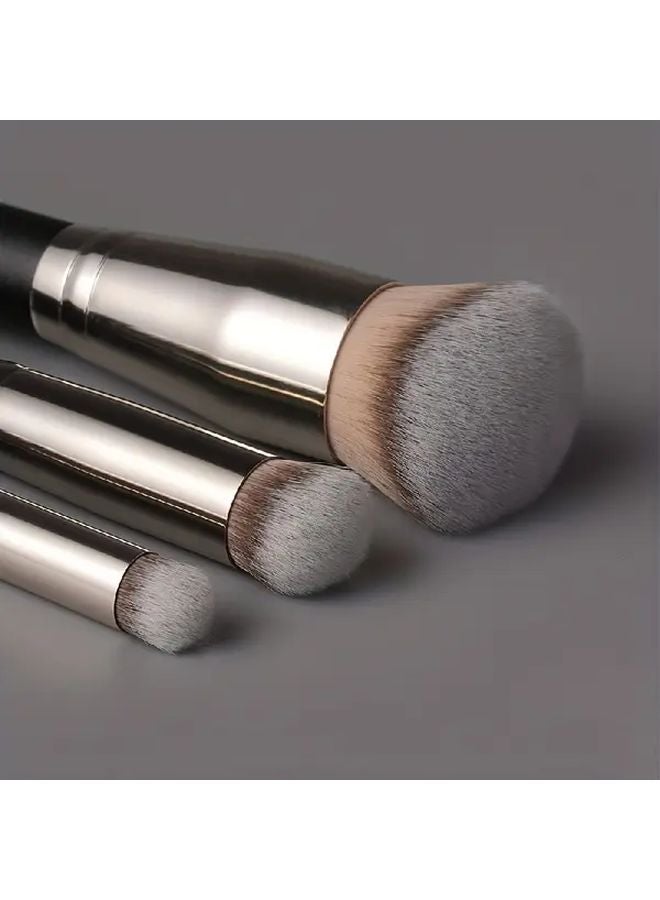 3pcs Makeup Brush Set Soft Nylon Bristles Foundation Concealer Blending Tools - Image 1
